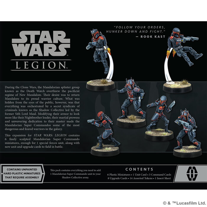 Fantasy Flight Games Star Wars Legion: Mandalorian Super Commandos