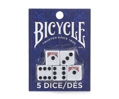 Bicycle 16 mm Dice (5 Pack) - Bicycle: 6 Sided Spot Carded