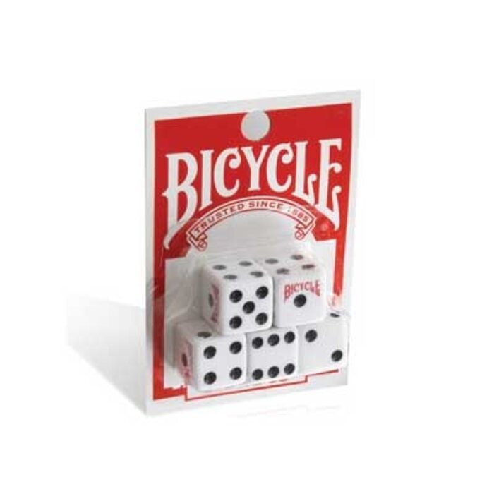 Bicycle 16 mm Dice (5 Pack) - Bicycle: 6 Sided Spot Carded