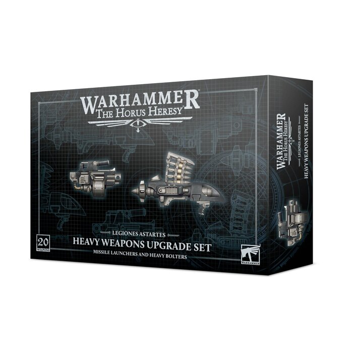 Games Workshop Warhammer: The Horus Heresy - Legiones Astartes Heavy Weapons Upgrade Set – Heavy Flamers, Multi-meltas, and Plasma Cannons