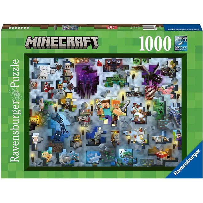 Ravensburger Minecraft: Portal Dash Family Board Games for Kids and Adults  Age 10 Years Up