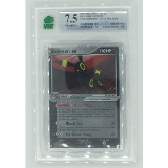 The Pokemon Company International Pokemon Graded Singles - #112 Umbreon - EX Ultra Rare (2005 EX Unseen Forces) - 7.5 NR MNT+ The Pokemon Company International Pokemon Graded Singles - #112 Umbreon - EX Ultra Rare (2005 EX Unseen Forces) - 7.5 NR MNT+