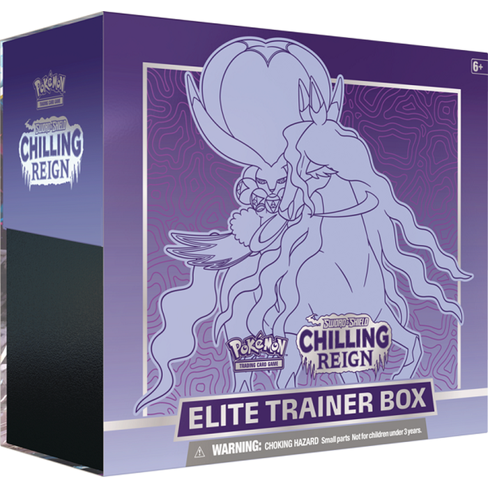 The Pokemon Company International Pokemon TCG - Sword & Shield: Chilling Reign Elite Trainer Box Shadow Rider Calyrex (Purple)
