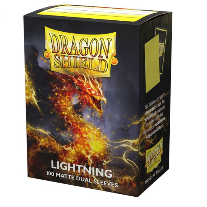 Arcane Tinmen Sleeves - 63x88mm - Dragon Shield - 100/pk - Dual Matte - Lightning
