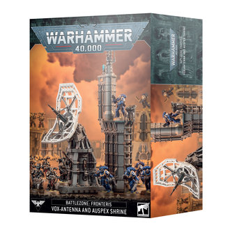 Figurine Warhammer 40K Commission Peinte - Antenne Vox Et Reliquaire Auspex (Battlezone Fronteris) - Ultramarines