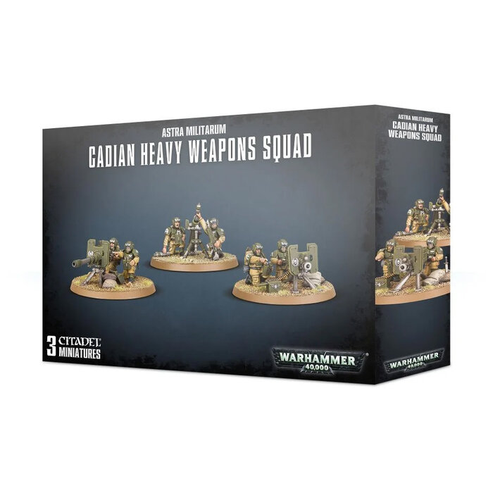 Games Workshop Warhammer 40K: Astra Militarum - Heavy Weapons Squad