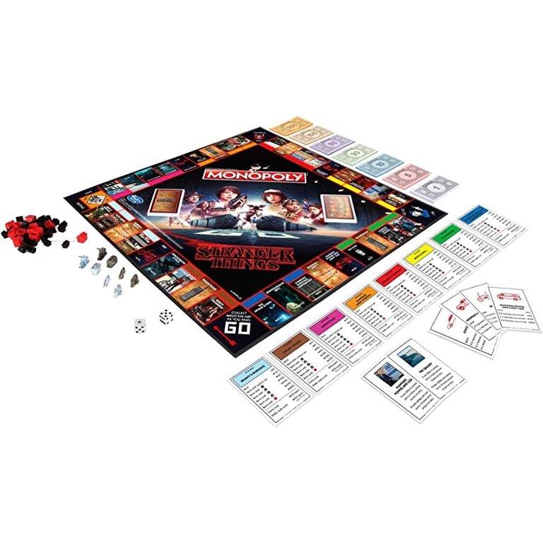 Monopoly: Netflix Stranger Things Edition Board Game for Adults and Teens  Ages 14+ 