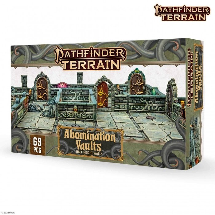 Archon Studio Pathfinder Terrain: Abomination Vaults Half-Height Walls