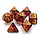 7-Piece Metal RPG Dice Set: Drakona Collection