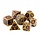 7-Piece Metal RPG Dice Set: Reticle