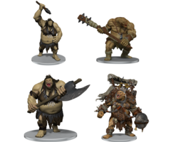 Wizkids/NECA LLC D&D Icons of the Realms: Ogre Warband Premium Painted Miniature Pack