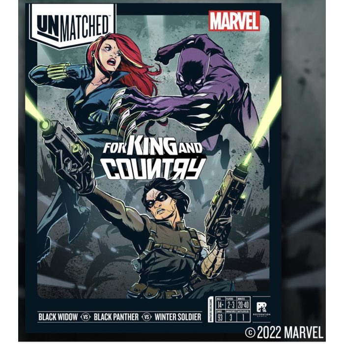 Restoration Games Unmatched - Marvel: For King and Country