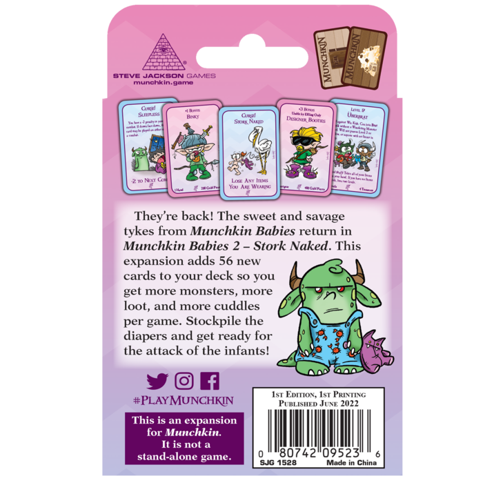 Steve Jackson Games Munchkin Babies: Stork Naked Expansion 2