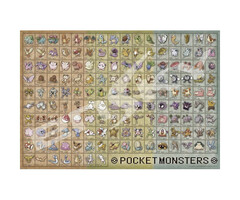 Ensky 1000 pcs - Pokemon: Pokedex #001-151