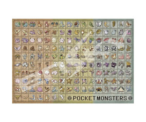 Pokemon 151 Pokédex Poster – Famous Grail