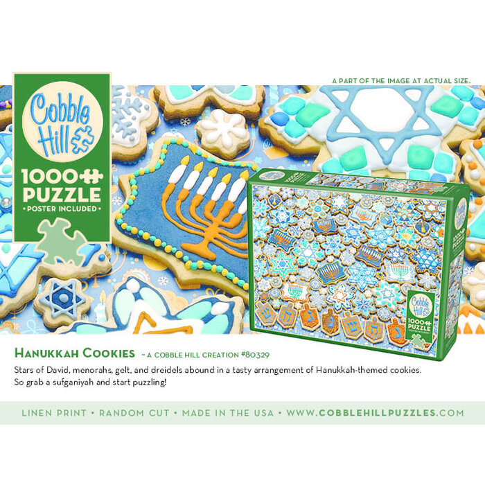 Cobble Hill Puzzles 1000 pcs - Hanukkah Cookies