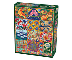 Cobble Hill Puzzles 1000 pcs - Twelve Days of Christmas Quilts
