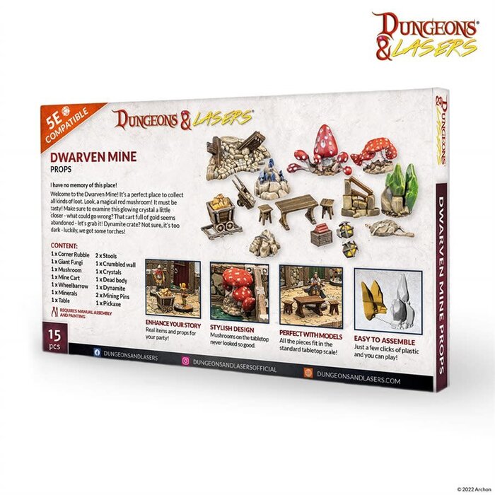 Archon Studio Dungeons & Lasers: Dwarven Mine - Props