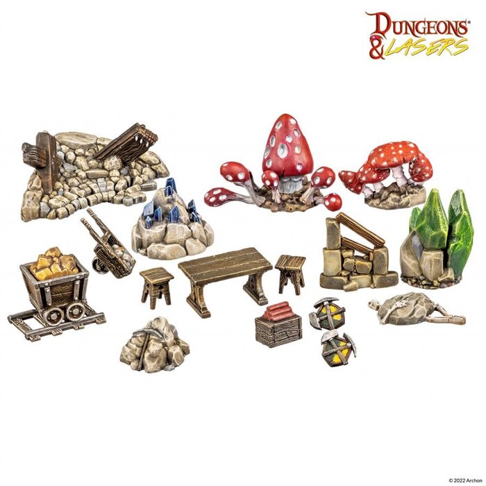 Archon Studio Dungeons & Lasers: Dwarven Mine - Props
