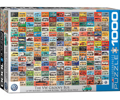Eurographics 1000 pcs - The VW Groovy Bus