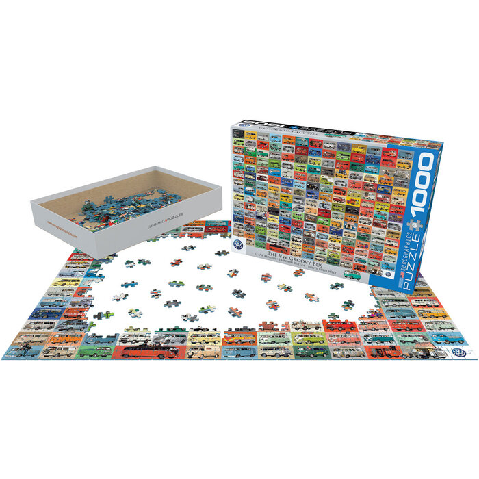 Eurographics 1000 pcs - The VW Groovy Bus