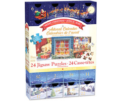 Eurographics 24x50 pcs - Classic Christmas Puzzle Advent Calendar