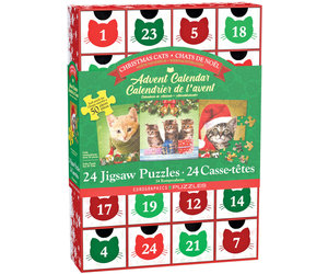 Eurographics Calendario de Adviento puzzles Feliz Navidad