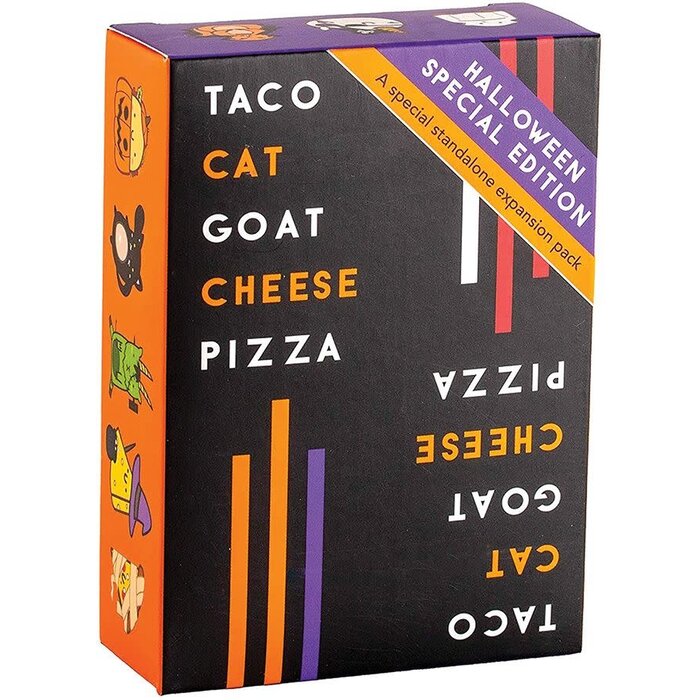 Blue Orange Taco Cat Goat Cheese Pizza: Halloween Edition