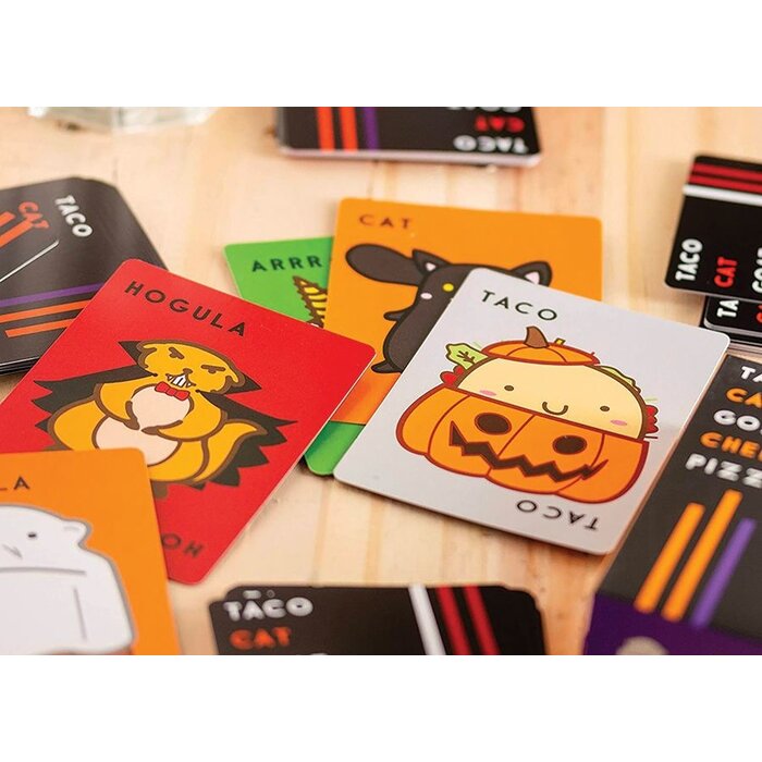 Blue Orange Taco Cat Goat Cheese Pizza: Halloween Edition