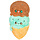 Squishable Waffle Cone 15"