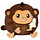 Squishable Monkey with Banana 15"