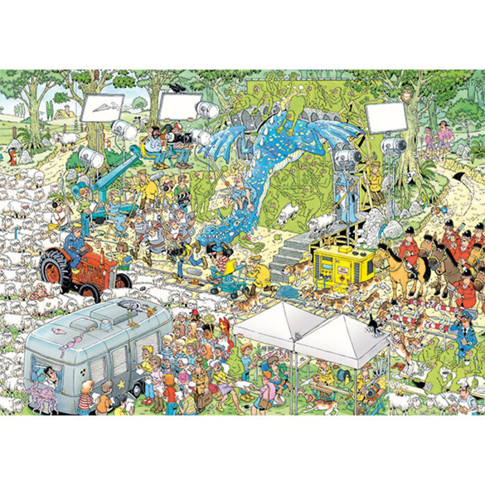 Jumbo Puzzles 2000 pcs - Jan van Haasteren: The Film Set