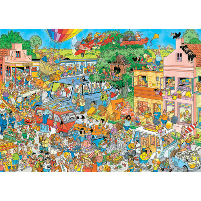 Jumbo Puzzles 2 x 1000 pcs - Jan van Haasteren: Music Shop & Holiday Jitters