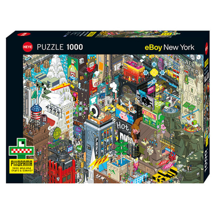 Heye Puzzles 1000 pcs - Pixorama: New York Quest (eBoy)