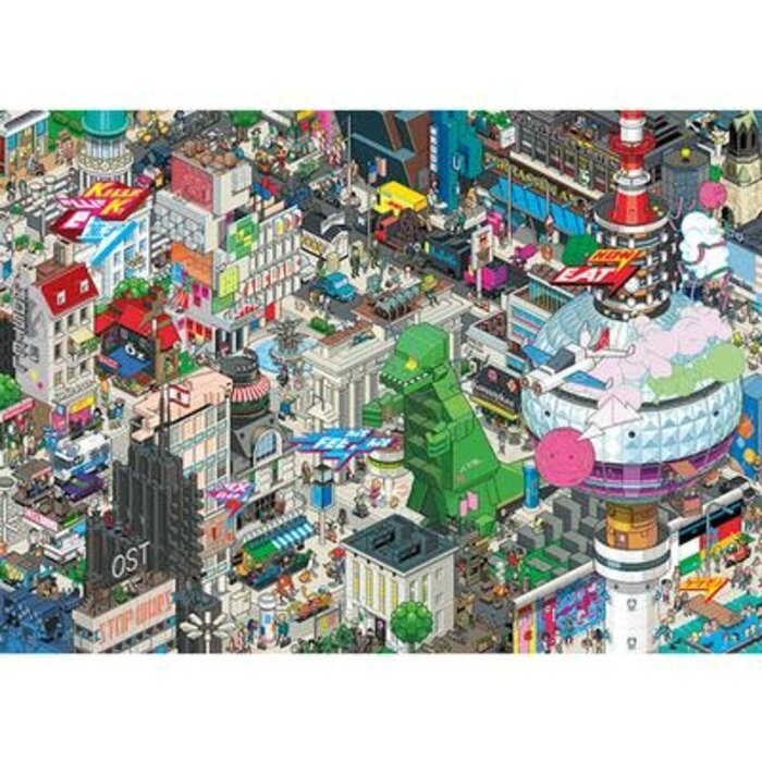Heye Puzzles 1000 pcs - Pixorama: Berlin Quest (eBoy)
