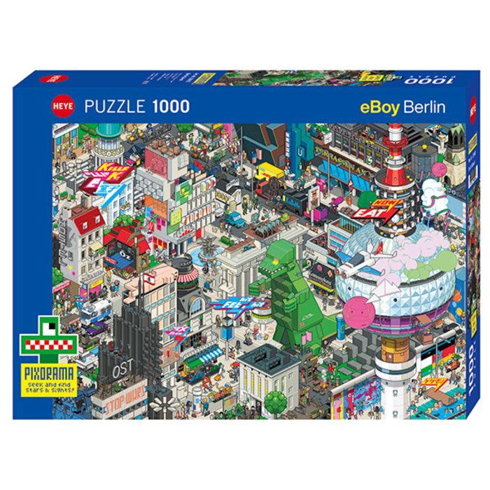 Heye Puzzles 1000 pcs - Pixorama: Berlin Quest (eBoy)