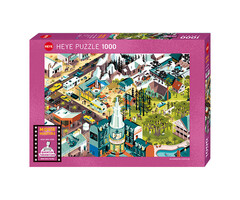 Heye Puzzles 1000 pcs - Movie Masters: Tarantino Films (Clérisse)