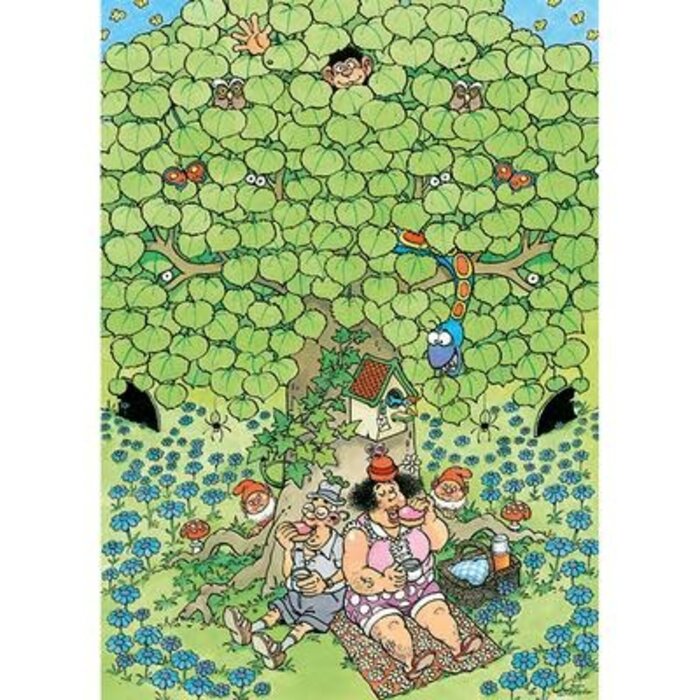 Jumbo Puzzles 500 pcs - Jan van Haasteren: Enjoying a Picnic