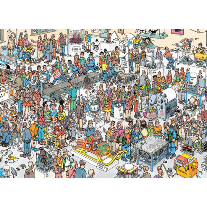 Jumbo Puzzles 1000 pcs - Jan Van Haasteren: Futureproof Fair