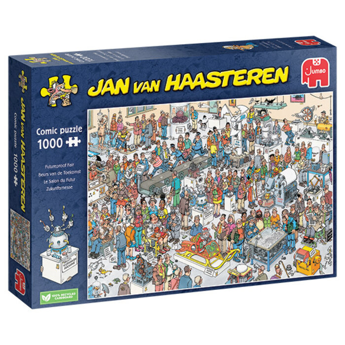 Jumbo Puzzles 1000 pcs - Jan Van Haasteren: Futureproof Fair