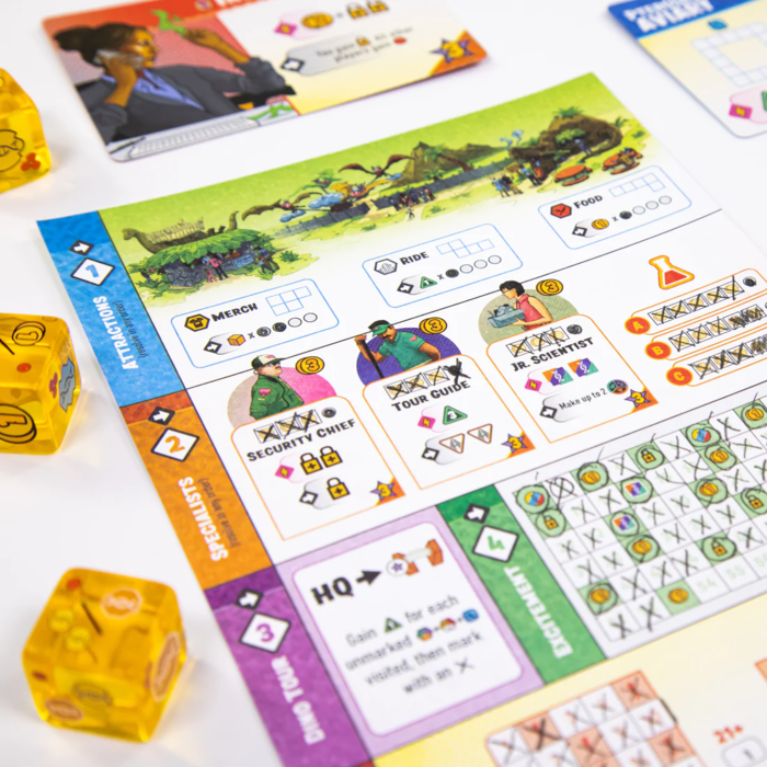 Pandasaurus Dinosaur Island: Rawr 'n Write - Extra Pads