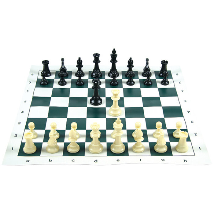 Autruche Weighted Chess Set - Blue Bag