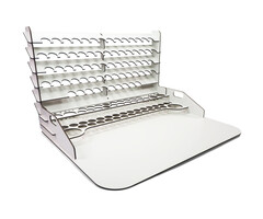 Vallejo Paint Display & Work Station W/ Storage (Large)