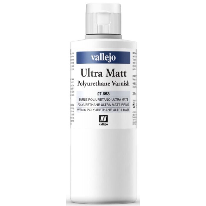 Vallejo Ultra Matte Polyurethane Varnish (200 mL)