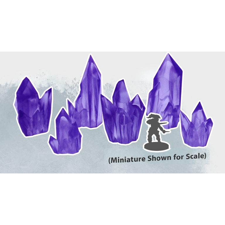 Monster Scenery Amethyst Crystals Boardgames.ca