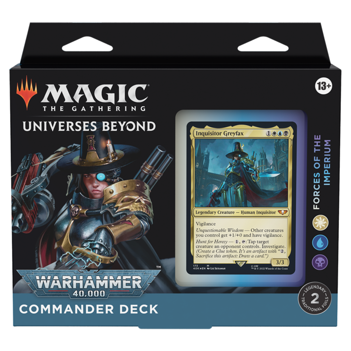 Wizards of the Coast Magic The Gathering TCG  Warhammer 40000 Commander Deck