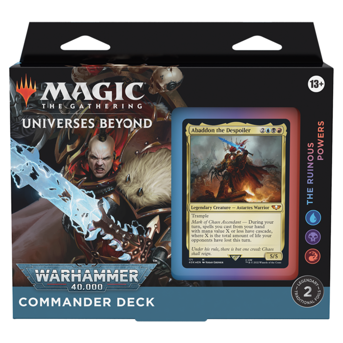 Wizards of the Coast Magic The Gathering TCG  Warhammer 40000 Commander Deck