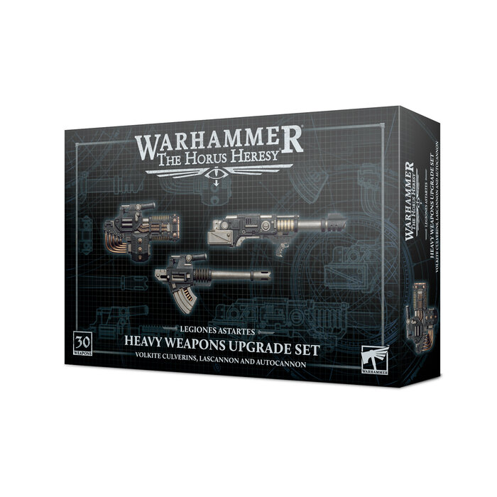 Games Workshop Warhammer: The Horus Heresy - Legiones Astartes Heavy Weapons Upgrade Set – Volkite Culverins, Lascannons, and Autocannons