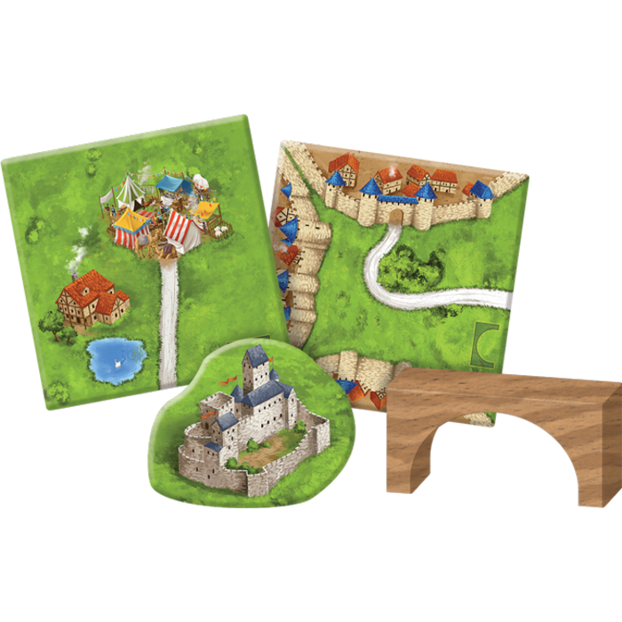 Z-Man Games Carcassonne Second Edition Expansion 8: Castles, Bridges & Bazaars
