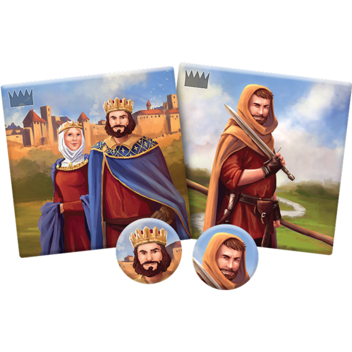 Z-Man Games Carcassonne Second Edition Expansion 6: Count, King & Robber